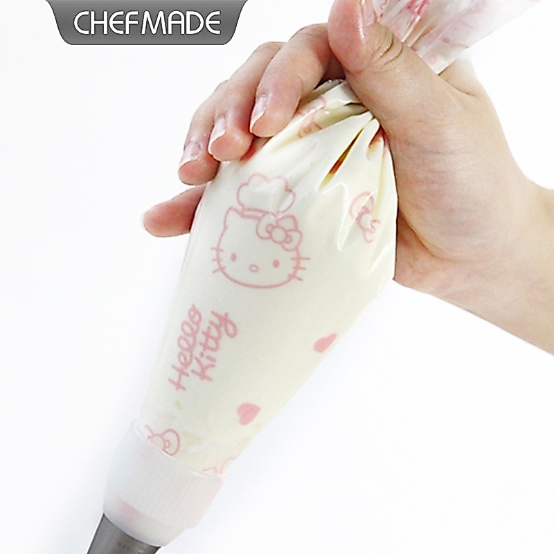 [CHEFMADE.os] HELLO KITTY 14" Pastry Cream Bag กระเป๋าตกแต่งแบบใช้แล้วทิ้งสําหรับ Pastry Icing Fresh