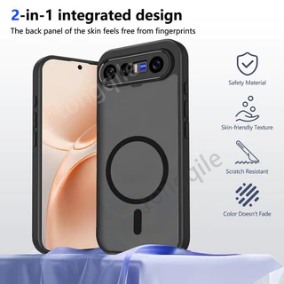 สําหรับ Vivo X300 FE X300FE 5G 2026 เคสโทรศัพท์ฝาหลัง Matte อะคริลิคโปร่งใสกันกระแทกกันชน Anti Drop สนับสนุนแม่เหล็ก