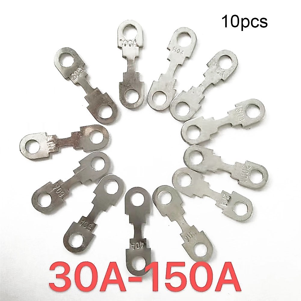 [LVDN] ชิปฟิวส์แบตเตอรี่รถยนต์ กระแสไฟสูง 30A 40A 50A 70A 150A 10 ชิ้น