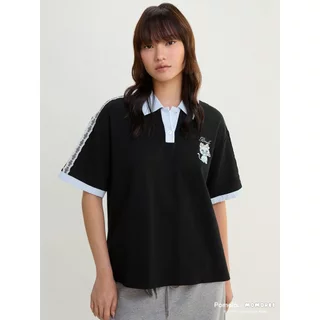 [Pomelo] Pomelo. x MOMOREI เสื้อโปโลคอปกผ้าลายสก็อต / Pomelo. x MOMOREI Gingham Collar Polo Top
