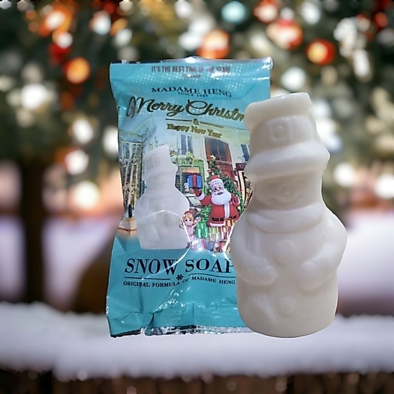สบู่มาดามเฮง สบู่สโนว์แมน 30 กรัม/ก้อน snow man