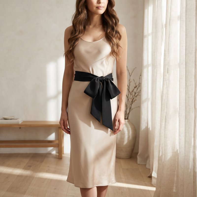เจ้าสาวผ้ายืด Tie ผู้หญิงชุด Sash สําหรับชุดแฟชั่น Gowns dliyuan