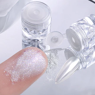 【Local】โลหะเล็บ Glitter Powder Super Bright Gold Mirrors Pigment ฝุ่นสําหรับเจลเล็บตกแต่งคริสต์มาส