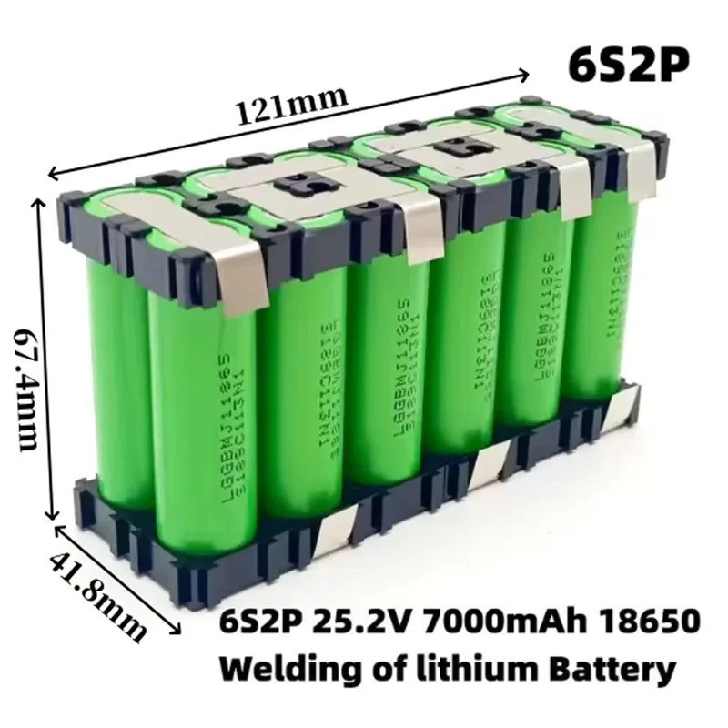 2S1P 3S2P 4S1P ~ 5S2P 6S2P MJ1 18650 แบตเตอรี่แพ็คที่กําหนดเอง MJ1 18650 แบตเตอรี่เชื่อม 3500mAh/700