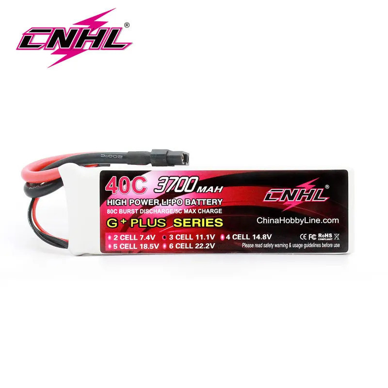 CNHL 3S 4S 11.1V 14.8V Lipo แบตเตอรี่ 3300mAh 40C พร้อม XT60 สําหรับ RC รถ Rock Crawlers รถบรรทุกเคร