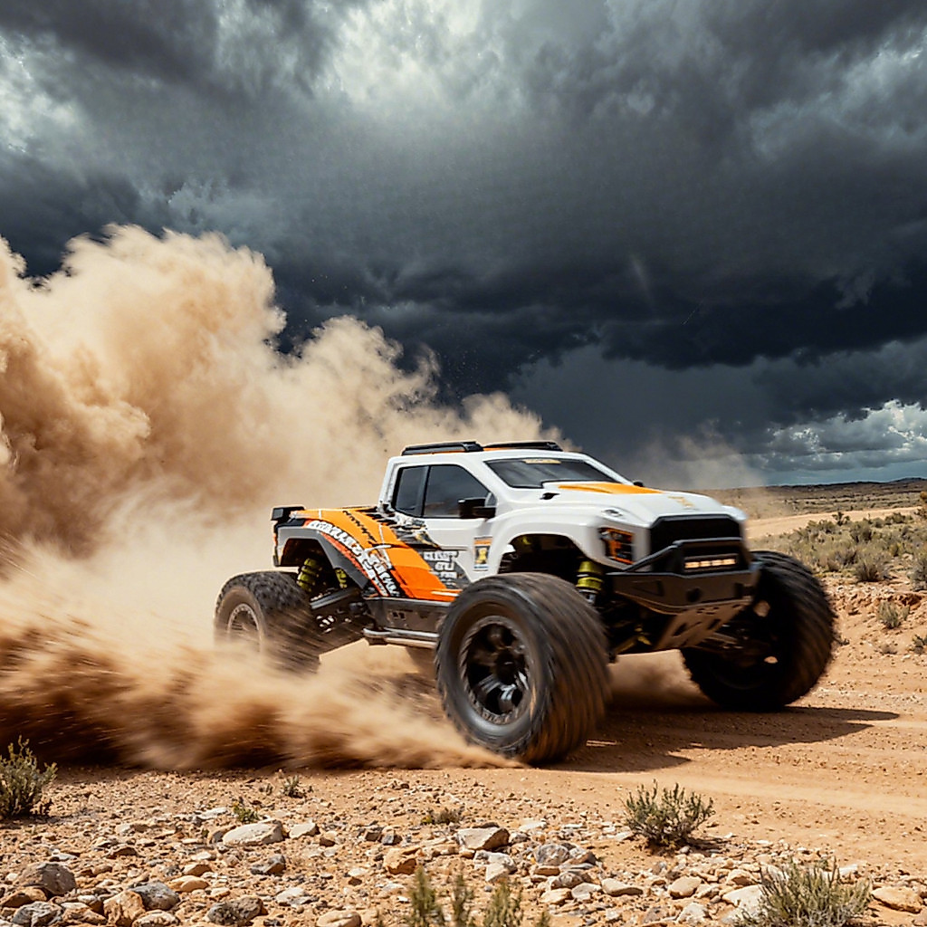 RLAARLO OMNI-TERMINATOR V2 Brushless 4WD RTR 1/10 Scale รีโมทคอนโทรลไฟฟ้ารุ่นรถรถบรรทุกมอนสเตอร์ผู้ใหญ่ของเล่นเด็ก