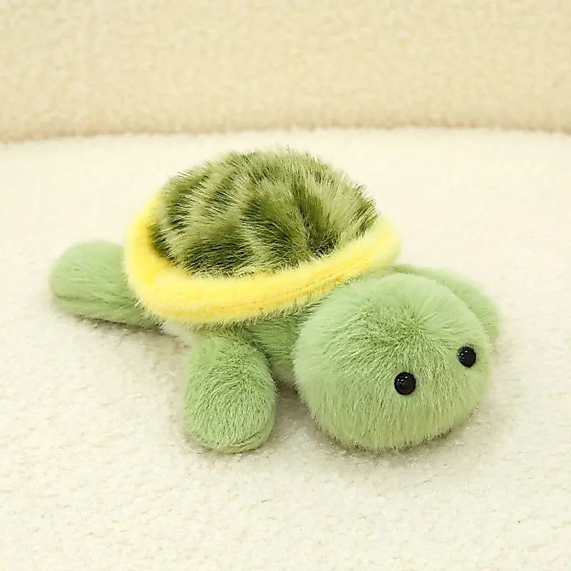 น่ารักเต่าของเล่นตุ๊กตามินิรถโกหกตุ๊กตาเด็กผ่อนคลายของขวัญวันเกิดหญิง