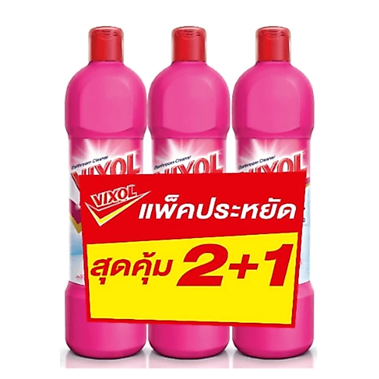 (มีหลายกลิ่นให้เลือก) วิกซอล น้ำยาล้างห้องน้ำ 800-900 มล.