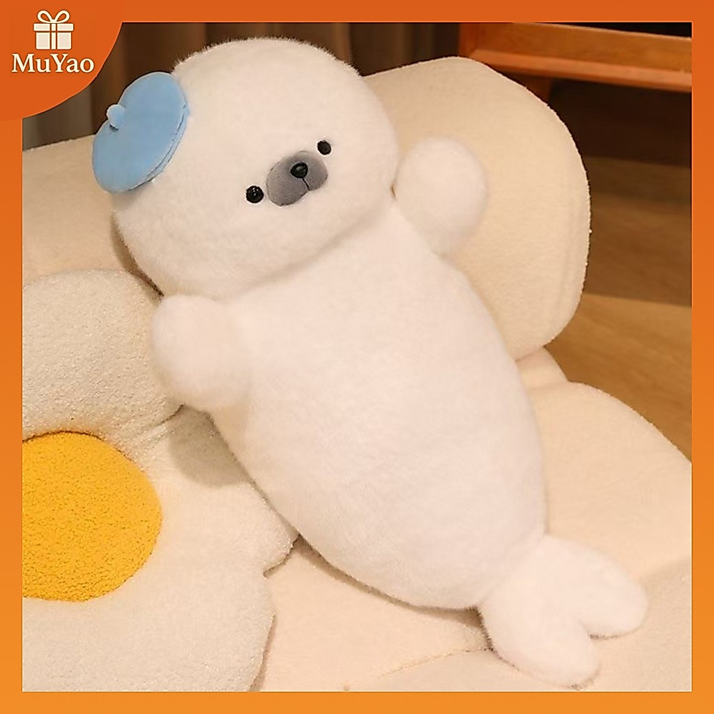 MUYAO 70เซนติเมตรการ์ตูนซีลของเล่นตุ๊กตาตุ๊กตาสัตว์น่ารักนอนตุ๊กตาหมอนเบาะของขวัญวันเกิดเด็ก