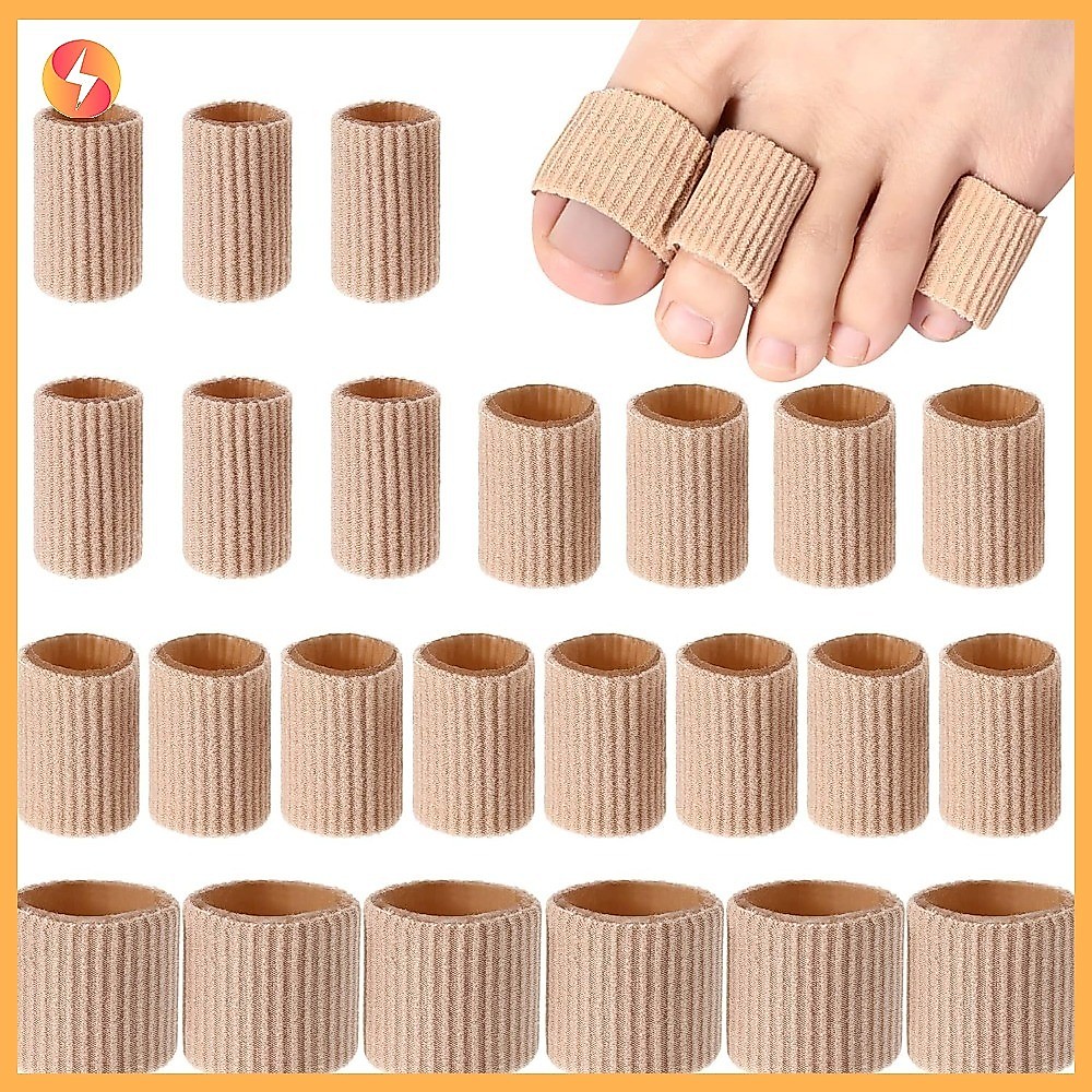 ปลอกเจลนิ้วเท้า Toe Sleeves นุ่ม รองรับตาปลา พุพอง และแคลลัส 3 ขนาด
