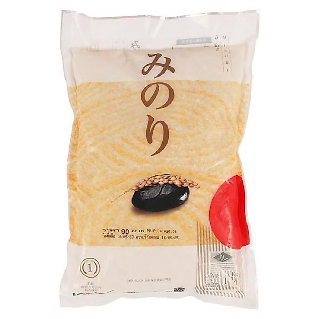 ข้าวญี่ปุ่น 100% ตรา มิโนริ Minori น้ำหนักสุทธิ 1 กก.