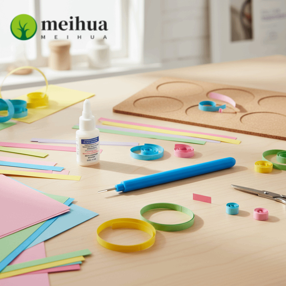 MEIHUA 10pcs กระดาษ Quilling เครื่องมือ, มัลติฟังก์ชั่พลาสติก Slotted Quilling เครื่องมือ, ทําด้วยมื