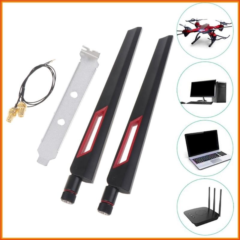 RP-SMA  MHF4 WiFi Antenna sets for  for M.2 AX210 AX200  WiFi C