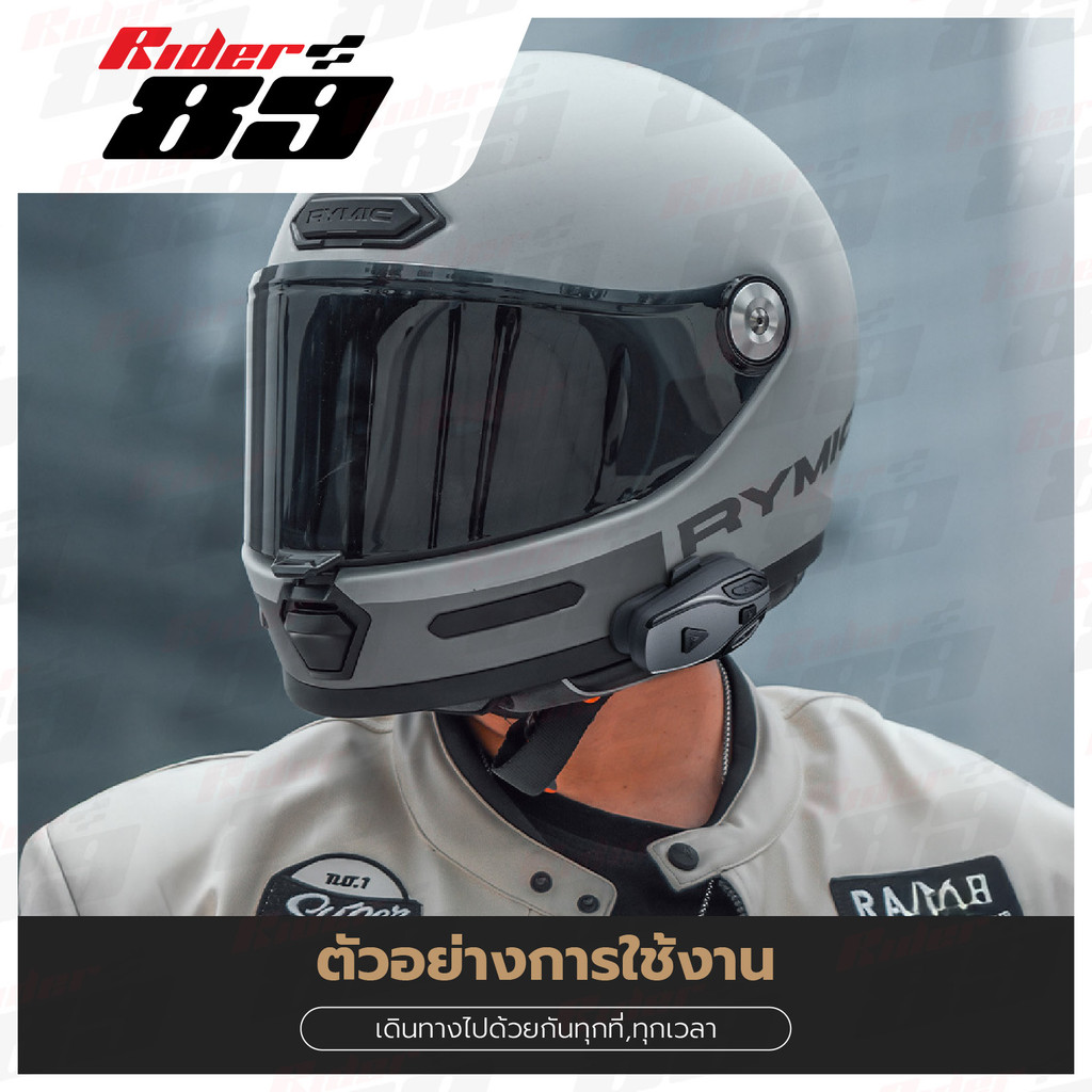 บลูทูธติดหมวกกันน็อค MOTOWOLF รุ่น BH1 หูฟังบลูทูธ 5.4 ราคา ถูกที่สุด ดีลบีเคเค แกลเลอรีภาพที่ 6