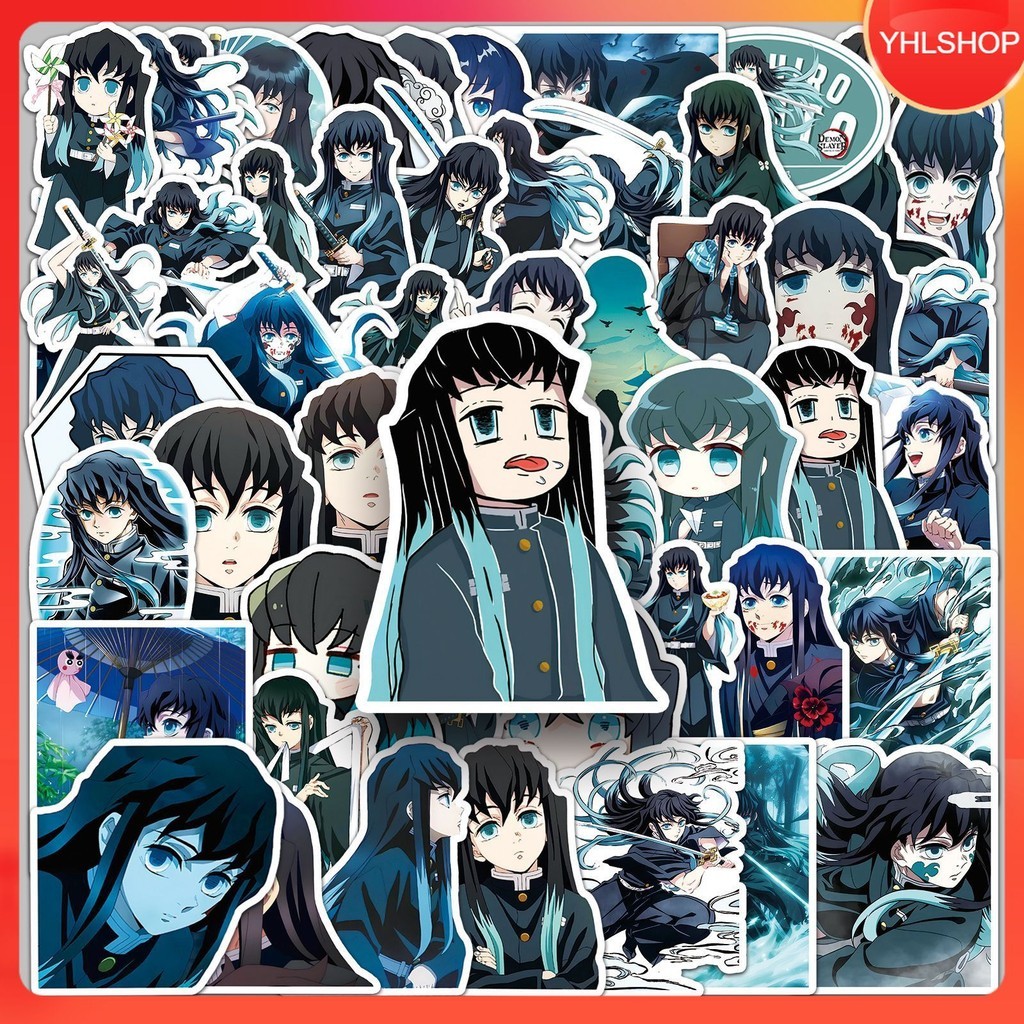 🍁🍁พร้อมส่ง 50แบบ สติกเกอร์ โทคิโท มุอิจิโร่ ดาบพิฆาตอสูร Tokito Muichiro sticker Demon Slayer
