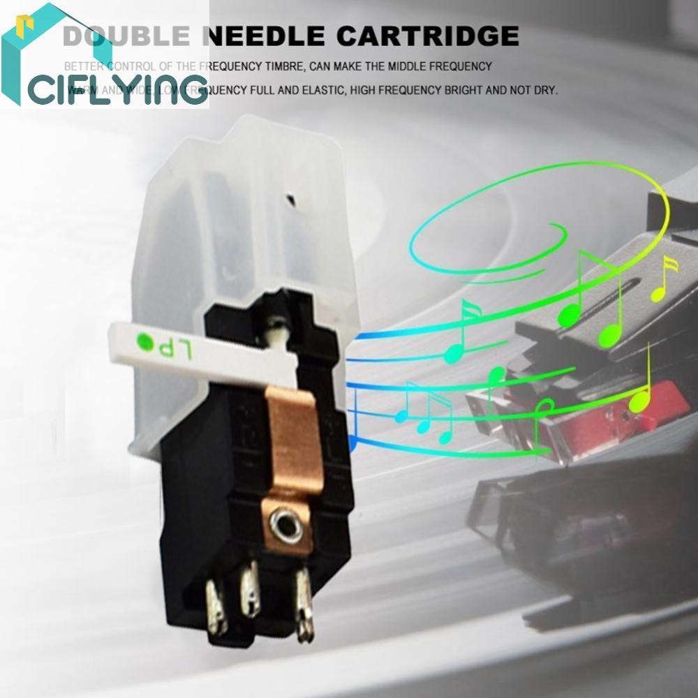 ตลับหมึกแผ่นเสียงทดแทนสําหรับเข็ม Ruby+Sapphire สําหรับ LP 78 RPM Records [Ciflying.th]