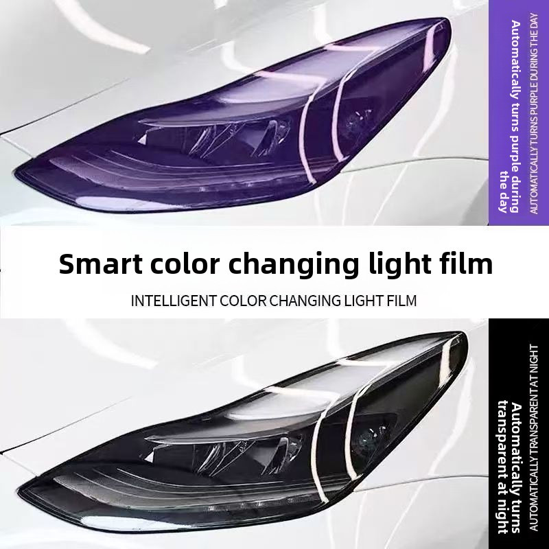 Car TPU Headlight Protection Film Tinted Taillight Film Repair TPU Light Film PPF Light Film Color C