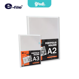 แฟ้มสะสมผลงาน E-file รุ่น 750A แฟ้ม A2 / A3 PORTFOLIO อี-ไฟล์ แฟ้มเก็บโปสเตอร์ เก็บเอกสาร (จำนวน1ชิ้น)