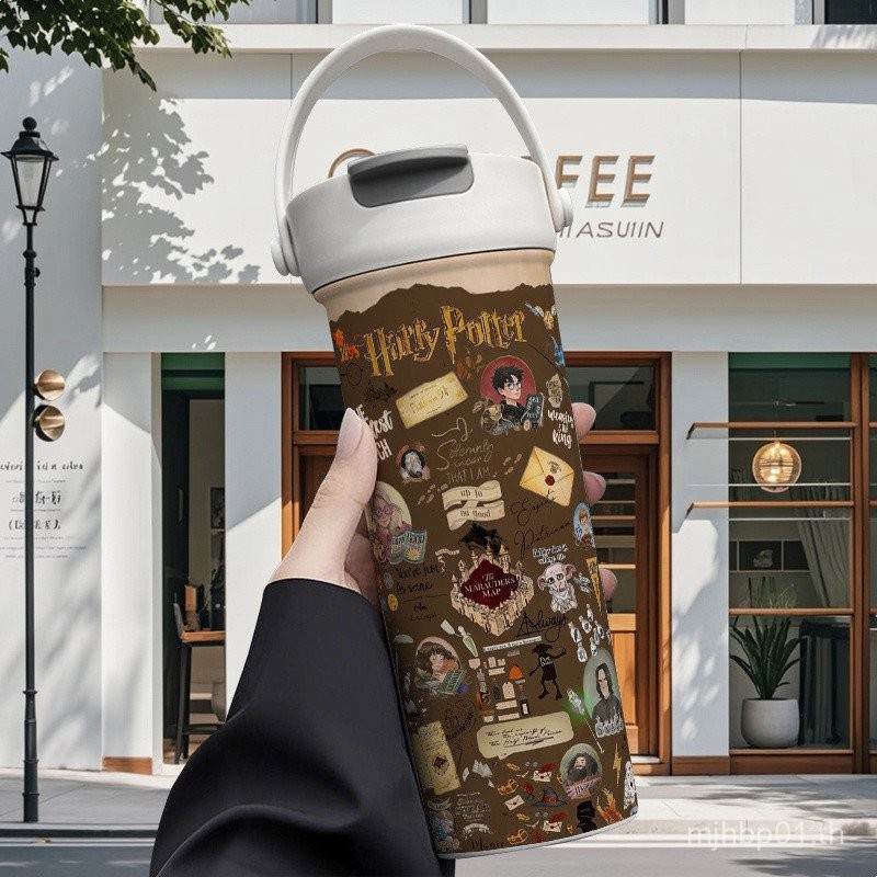 แฮรี่พอตเตอร์ สินค้า ถ้วยเก็บความร้อนแบบพกพา316ฟางสแตนเลสดื่มคู่ความจุขนาดใหญ่ถ้วยชากาแฟ888 เอสเอฟzx