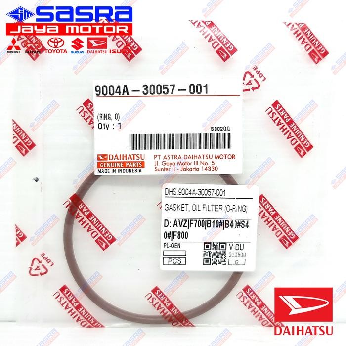 โอริง กรองน้ํามันเครื่อง AVANZA|Agya|GRANMAX DAIHATSU ของแท้