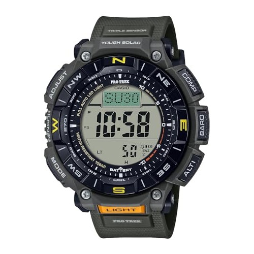 Casio  Pro Trek Climber Line Solar  Plastic  PRG-340-3JF  Khaki