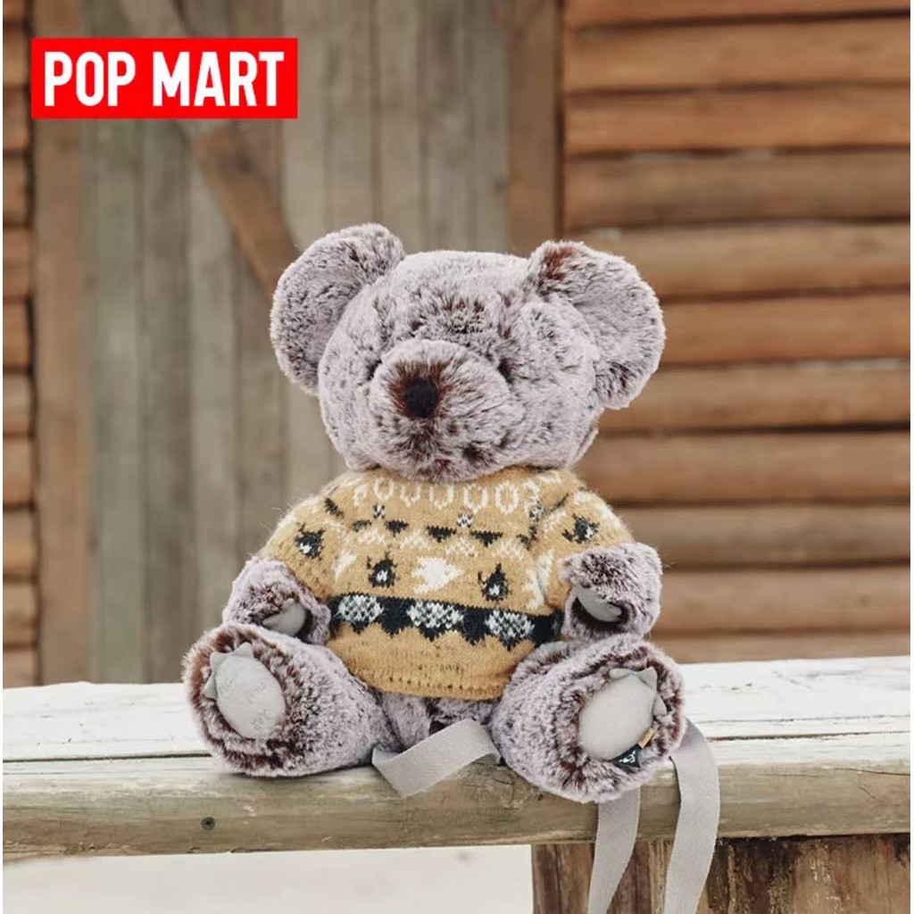 [ผลิตภัณฑ์ของแท้] Hirono Living Wild-Fighting For Joy-Snow Cream Plush Bear R5XB