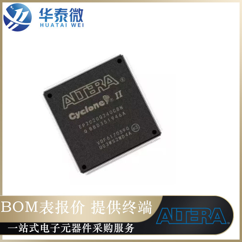 ยี่ห้อใหม่ EP2C20Q240C8N [IC FPGA 142 I/O 240QFP] ของแท้ Core Programmable