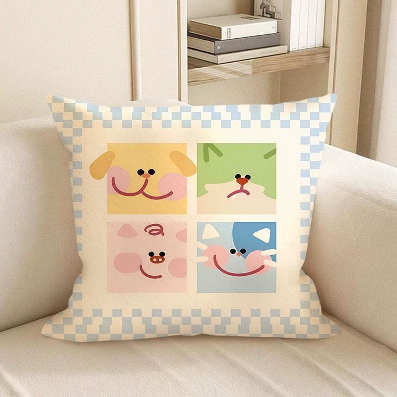 ปลอกหมอนโซฟา 45x45 ซม. ลายสองด้าน ผ้าขนนุ่ม thumbnail 8