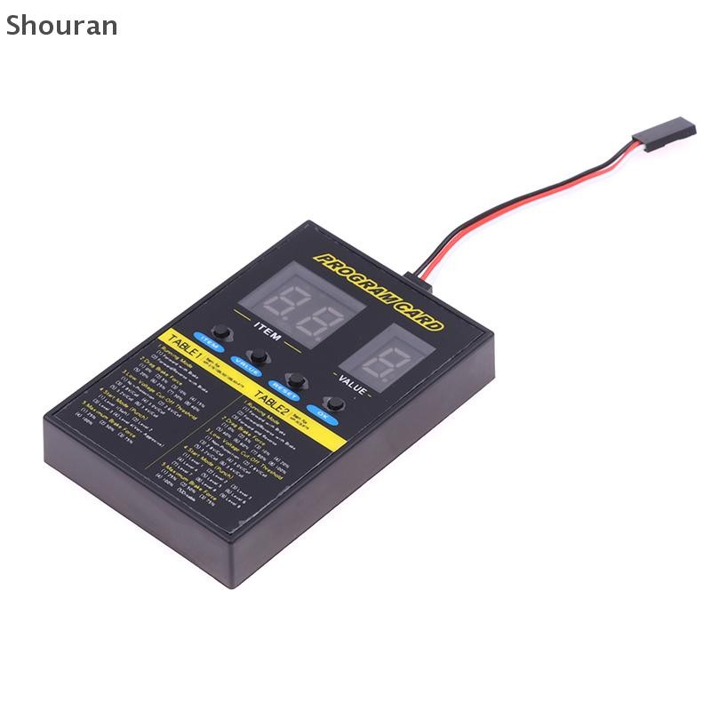 (niangben888) Hobbywing RC Program Card สําหรับ XERUN และ EZRUN SC8 Brushless ESC QuicRun WP 880 Qui