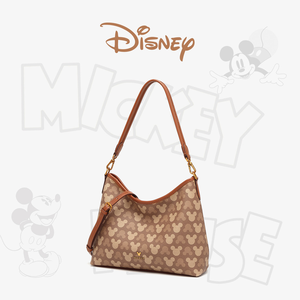 Disney กระเป๋าถุงสตรี ซีรีย์มิกกี้คลาสสิก สไตล์เรียบหรูตามแฟชั่นปัจจุบัน