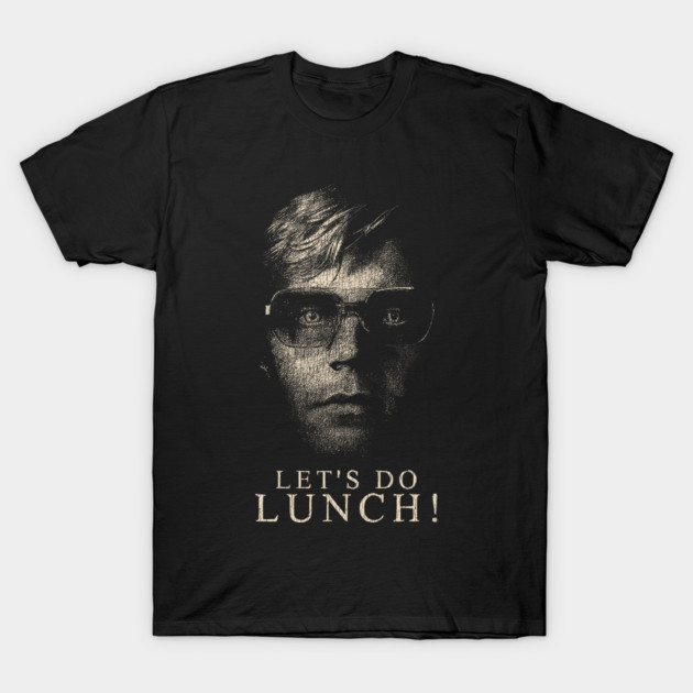 เสื้อยืด Vintage Vintage Grunge Let's Do Lunch! Jeffrey Dahmer T-Shirt แท้ Cotton 100% หลวม