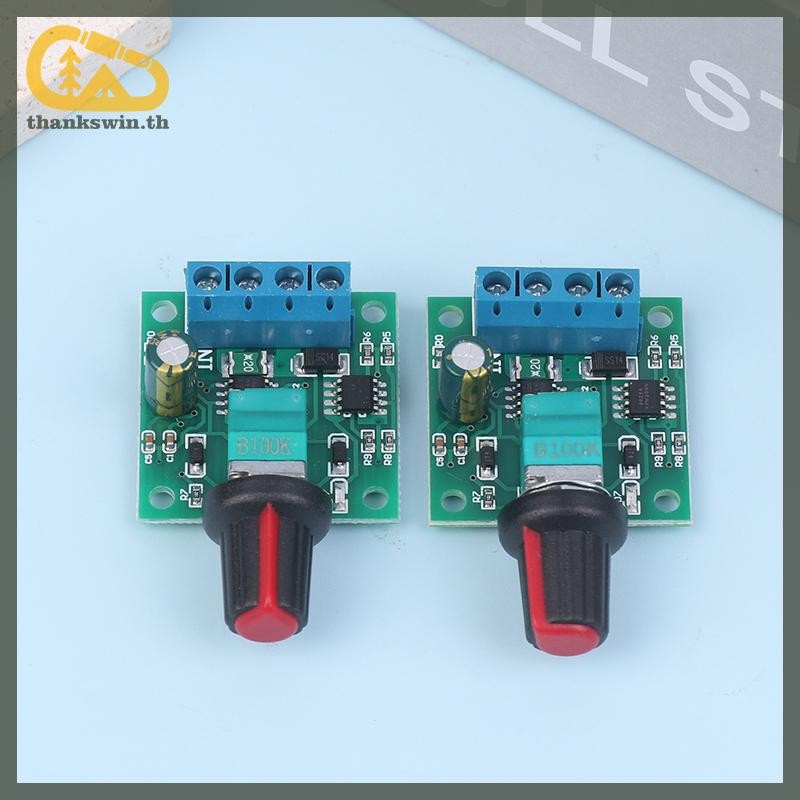 Thankswin DC 1.8V 3V 5V 6V 12V 2A 1803BK PWM มอเตอร์ควบคุมความเร็วต่ํามอเตอร์ควบคุมความเร็ว PWM ปรับ