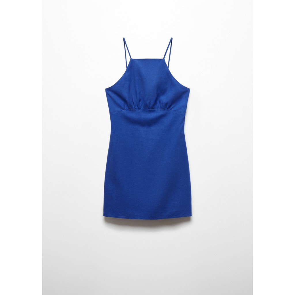 [MANGO] DRESS SUSIC-H / Linen strap dress รุ่น SUSIC-H Ref: 67000409 ราคา ถูกที่สุด ดีลบีเคเค แกลเลอรีภาพที่ 7