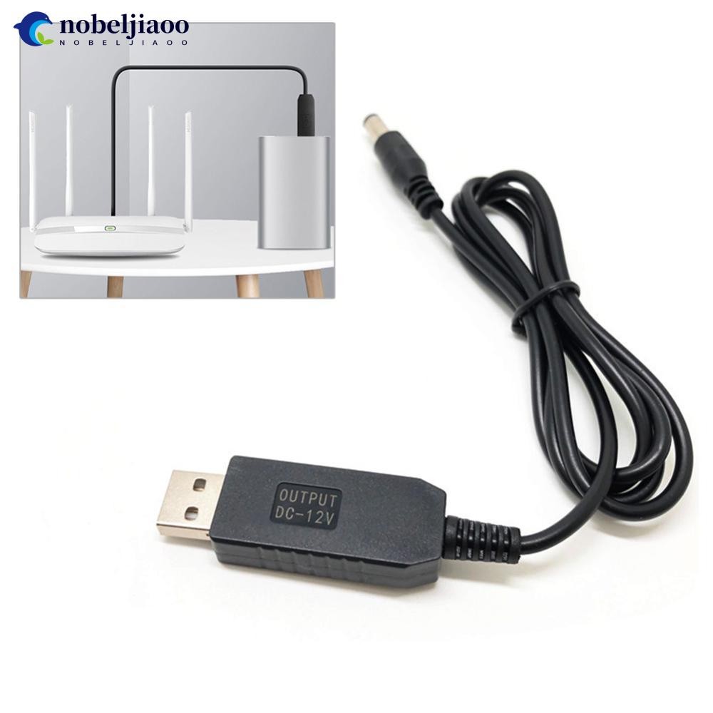 NOBELJIAOO USB power boost line DC 5V ถึง DC 5V 9V 12V Step UP โมดูล USB Converter อะแดปเตอร์สาย 2.1