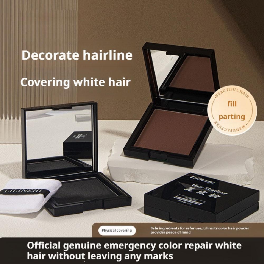 Natural Hair Pressed Powder กันน้ํา Hairline Shadow แบบพกพา Hairline Powder O9o3