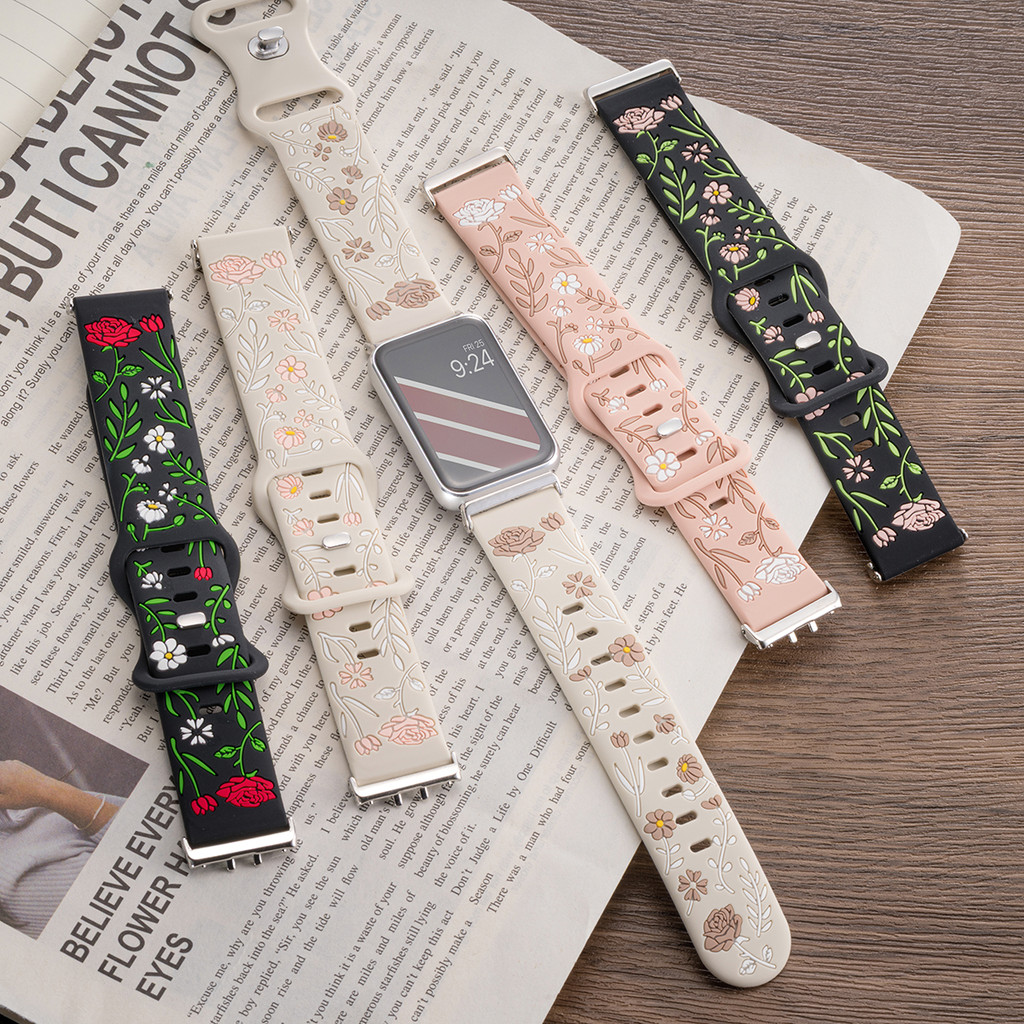 สายรัดซิลิโคนสําหรับ Samsung Galaxy Fit 3 SM-R390 Sport Breathable Watchband สร้อยข้อมือเปลี่ยน