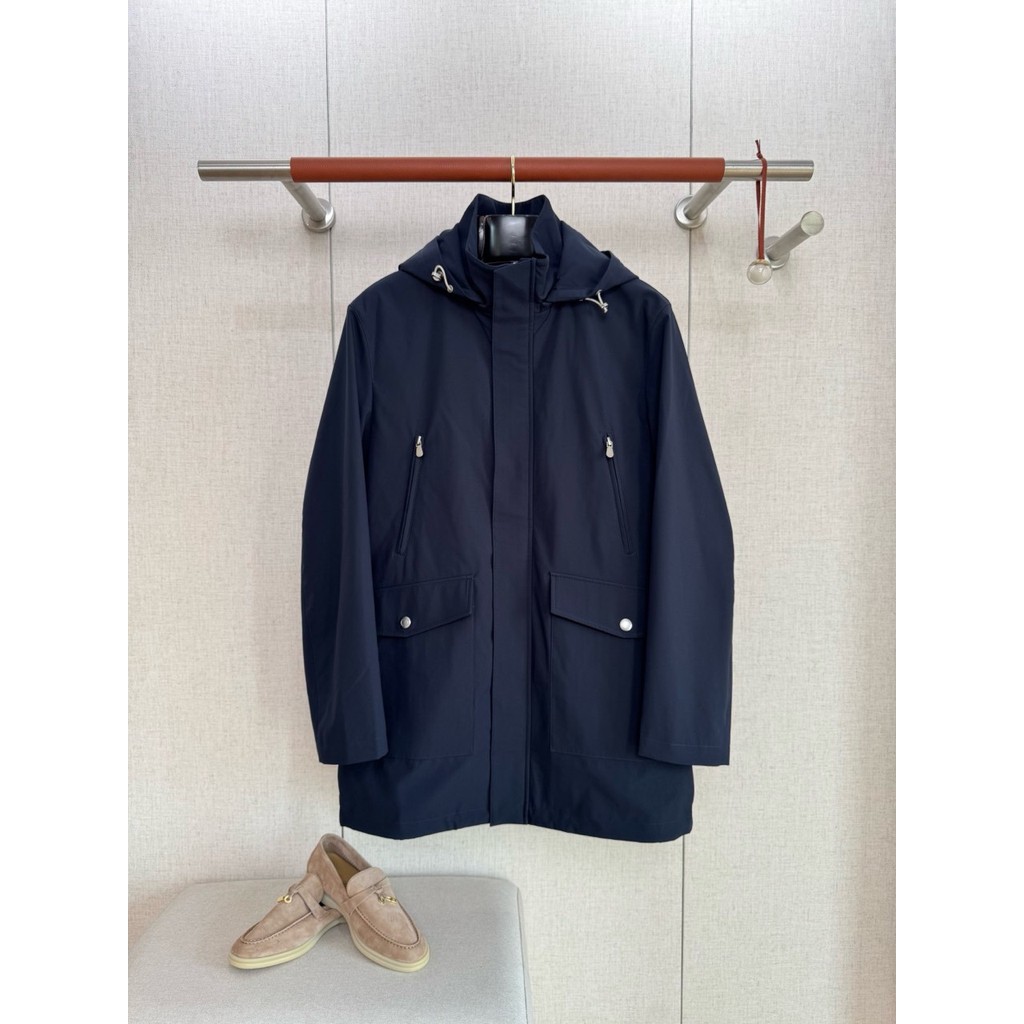 F0MN Italy*BC Men's Polyester Hooded Jacket Comfortable to the touch, breathable, sweat-wicking, dur