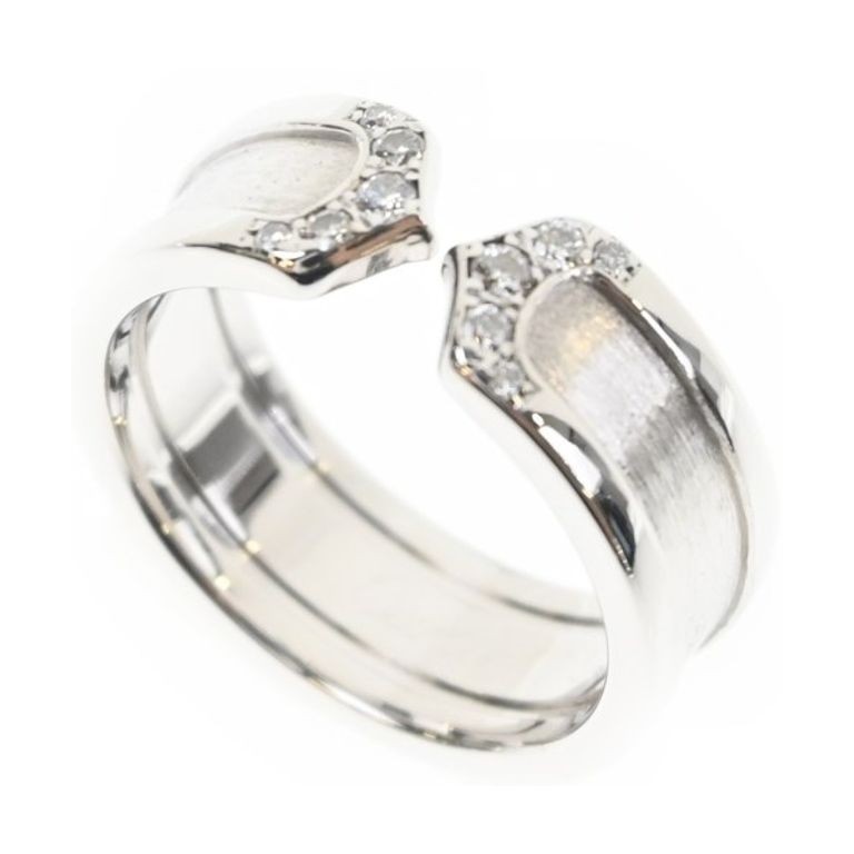แหวน Cartier 18K WG ผู้หญิงส่งตรงจากญี่ปุ่น มือสอง
