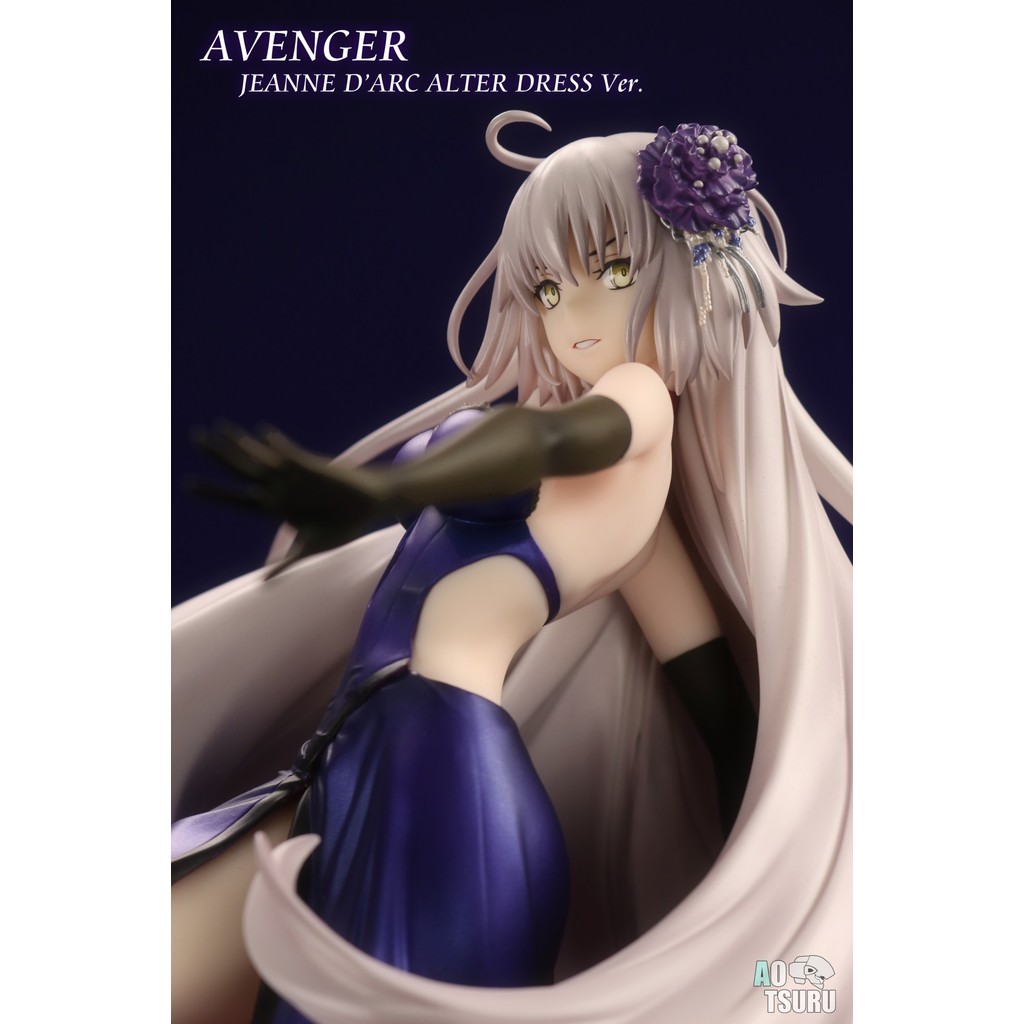 เวอร์ชั่นญี่ปุ่นพร้อมสต็อกจัดส่งฟรี MF MaxFactory Joan of Arc Alter Dress Avenger Fate Figure