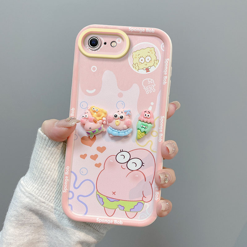 เคส IPhone 6/6s/6 Plus/6s Plus/7/8 Dingdang Cat/Stitch/SpongeBob SquarePants/Pai Daxing/Kuromi/Yugui Dog การ์ตูนเคสโทรศัพท์หลายสไตล์ Universal รุ่น/มีจําหน่ายสําหรับผู้ชายและผู้หญิง - รูปที่ 7
