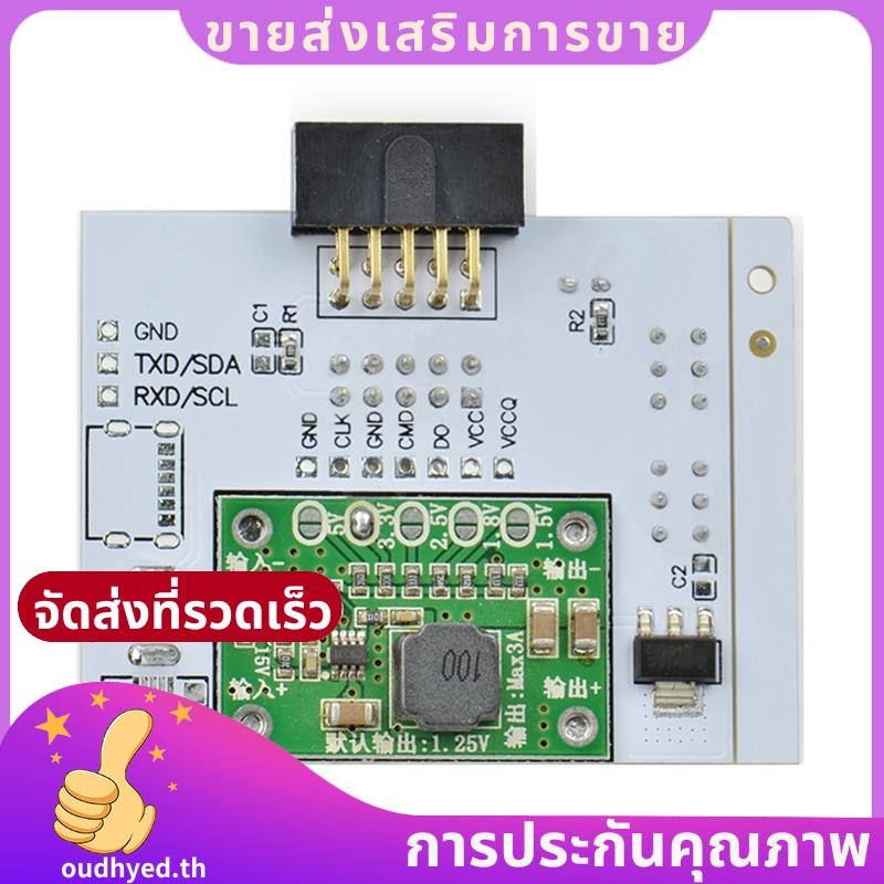 RT809H โปรแกรมเมอร์อะแดปเตอร์ EMMC ISP สําหรับคลิปทดสอบการเขียนอย่างรวดเร็วอ่านความเร็วเครื่องคิดเลข