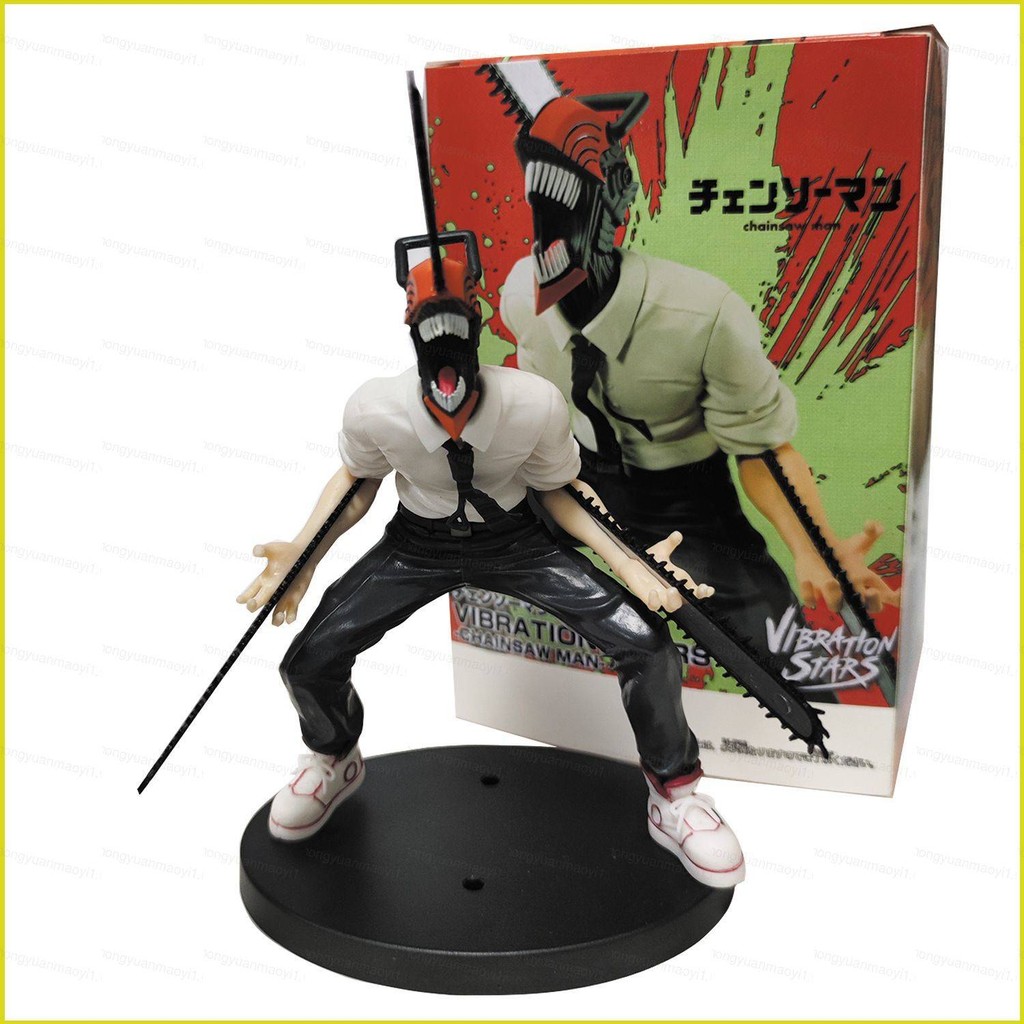 ZY1 Chainsaw Man Action Figure Denji ตุ๊กตาของเล่นสําหรับเด็กตกแต่งบ้านคอลเลกชันเครื่องประดับอะนิเมะ