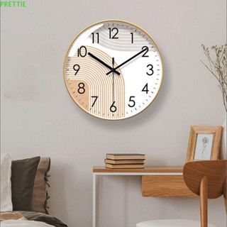 PRETTIE นาฬิกาแขวนผนัง สไตล์นอร์ดิก ขนาด 10-14 นิ้ว เพิ่มควา…