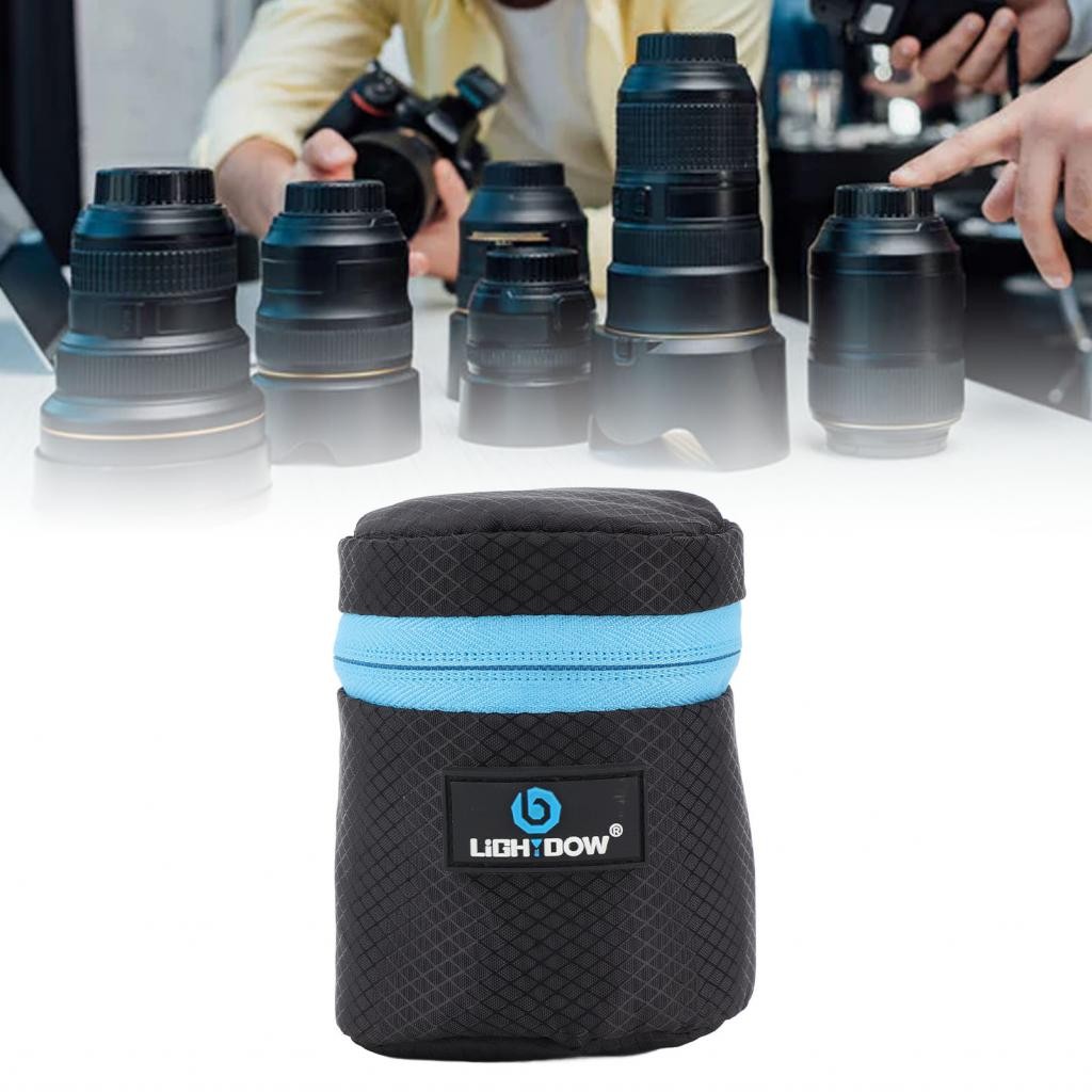 Ropa888-ph Tbest กล้องเลนส์กระเป๋าป้องกัน Neoprene กระเป๋าพร้อมซิปสําหรับกล้อง DSLR (S)