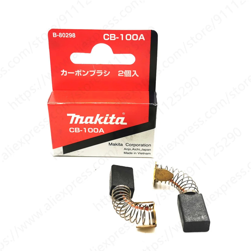 MAKITA B-80298 แปรงคาร์บอนสําหรับ CB-100A 9045 9218PB HR2220 9045B CB-103A CB-100A 2106 9006B 9045B 