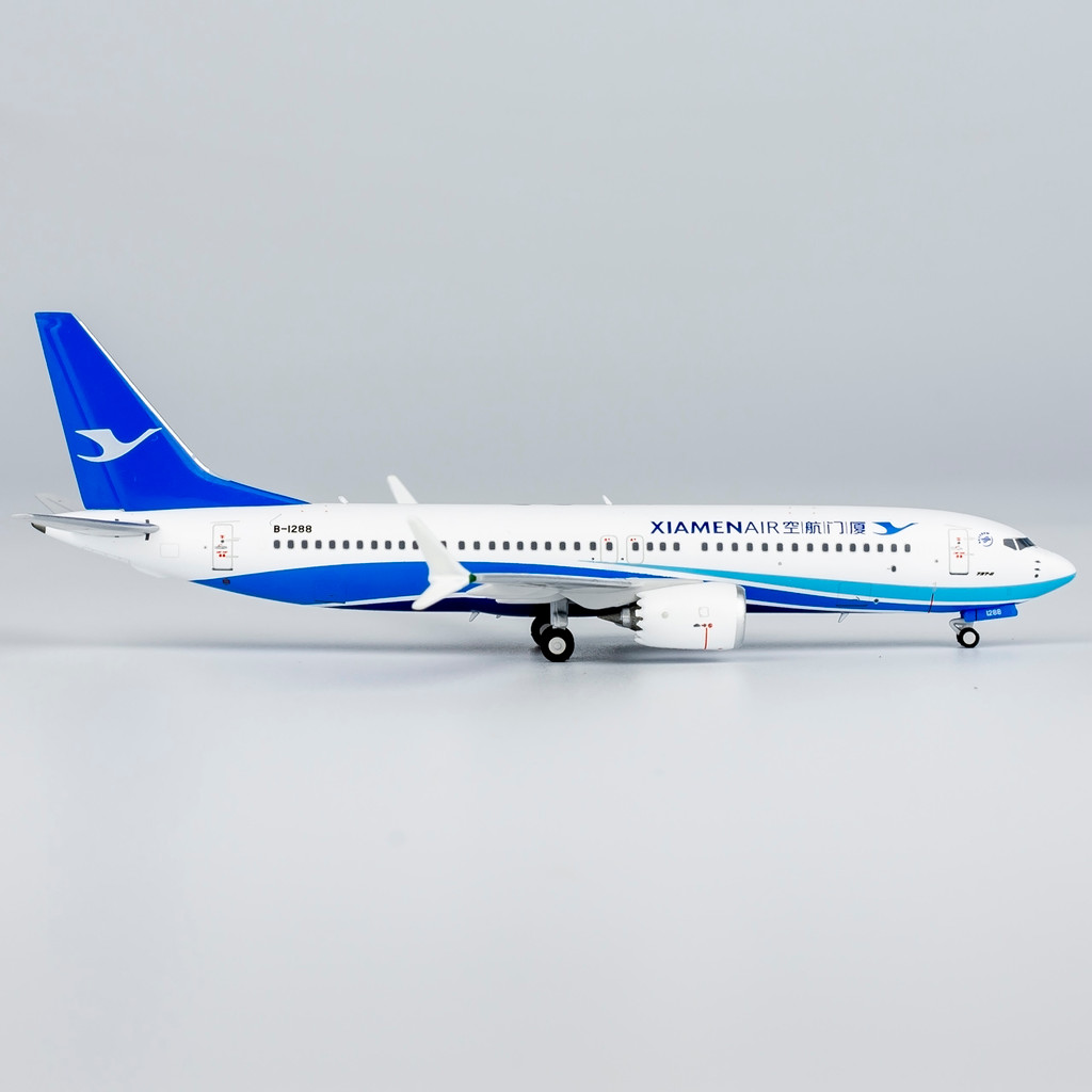 NG Models 1/400 เครื่องบินโลหะเครื่องบินรุ่น Xiamen Airlines B737 MAX8 B-1288