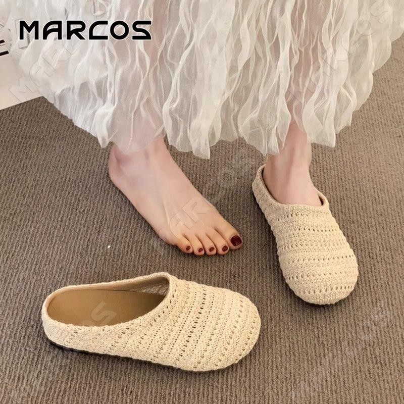 MRACOS สุภาพสตรีรองเท้าแตะแบนน้ำหนักเบาลื่นสุภาพสตรีรองเท้าแตะแบนรองเท้าชายหาดกันน้ำทนต่อการขัดถู#01