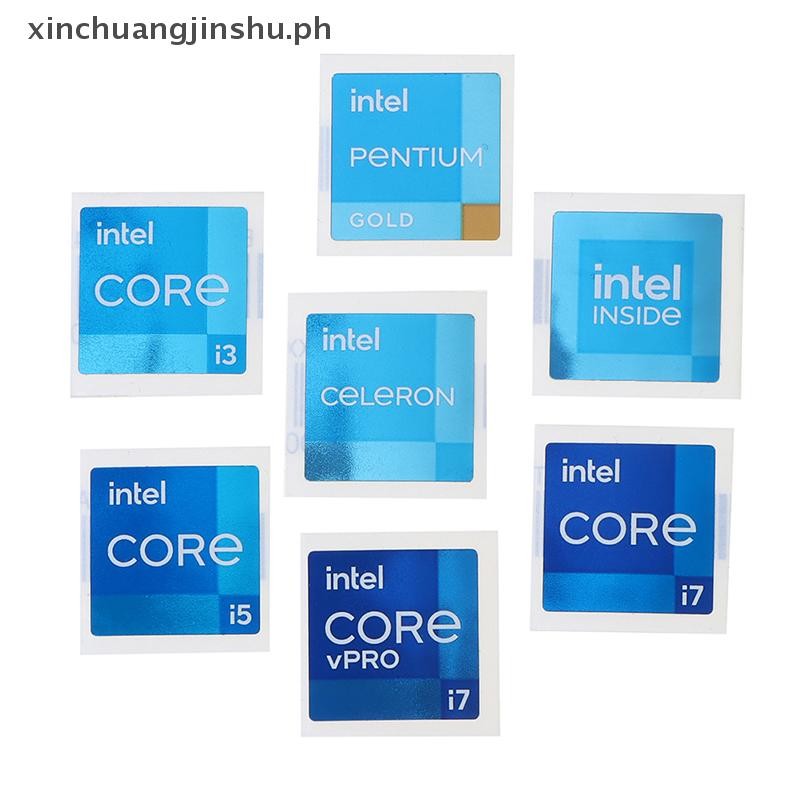 XIN 5pcs ใหม่ 11 รุ่น i3 i5 i7 VPRO INSIDE แล็ปท็อปเดสก์ท็อป CPU DIY สติกเกอร์ PH