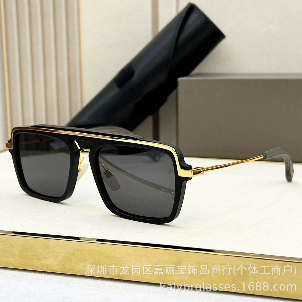 5XZW ##DI00R# New LAN Series of minimalist design large frame sunglasses for men and women, versatil