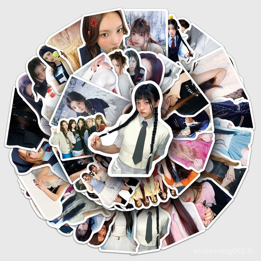 51 ILLIT ILLIT Graffiti สติกเกอร์สาว Group ตกแต่งถ้วยน้ําคู่มือสติกเกอร์ SEBV